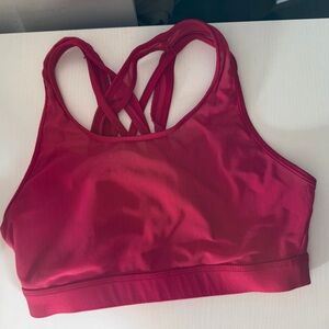 Women's Red Sports Bra